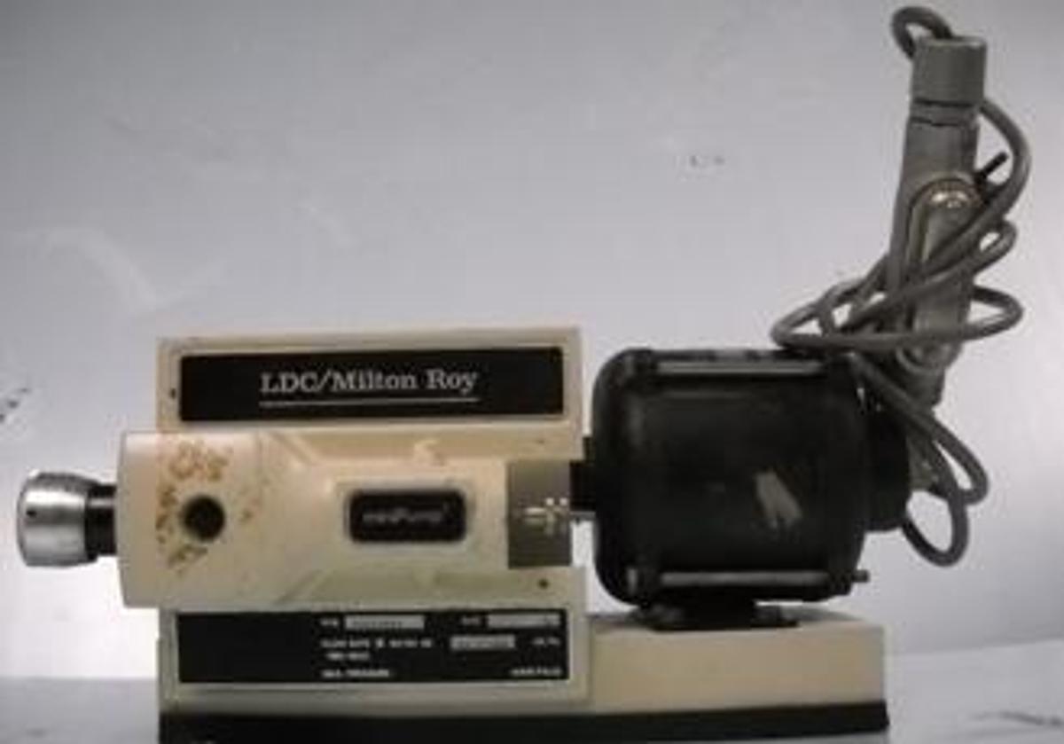 Used QTY. 1. LDC / MILTON ROY MINI PUMP CHEMICAL INJECTION PUMP P/N: 92015004