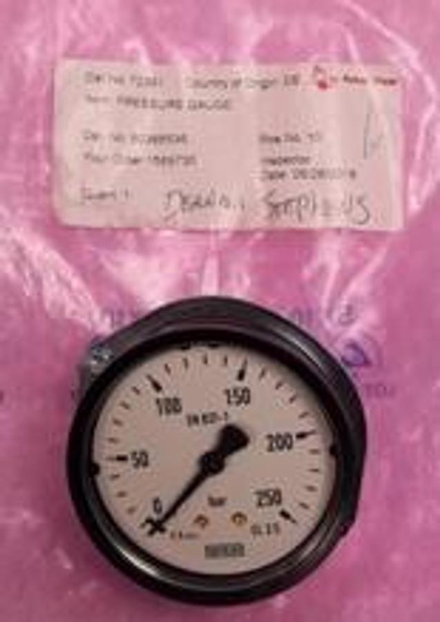 Used QTY. 1. ANTON PAAR PRESSURE GAUGE CAT NO: 72361