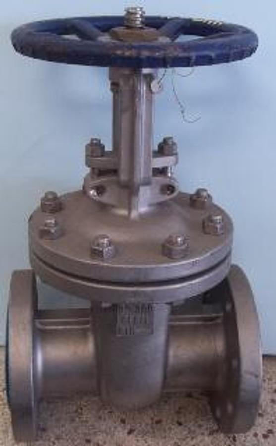Used QTY. 1. GTH 3" 300 FLANGED RAISED FACE CF8M GATE VALVE 3-300 CF8M GH22AG.