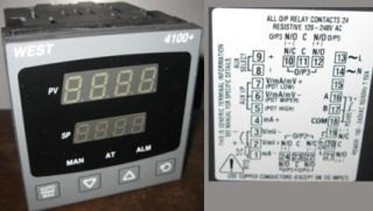 Used QTY. 2. WEST TEMPERATURE CONTROL SOLUTIONS