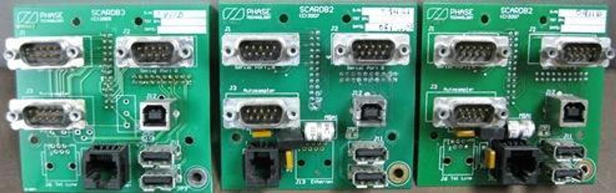 Used PHASE TECHNOLOGIES POUR POINT FREEZE POINT ANALYZER PARTS CARDS