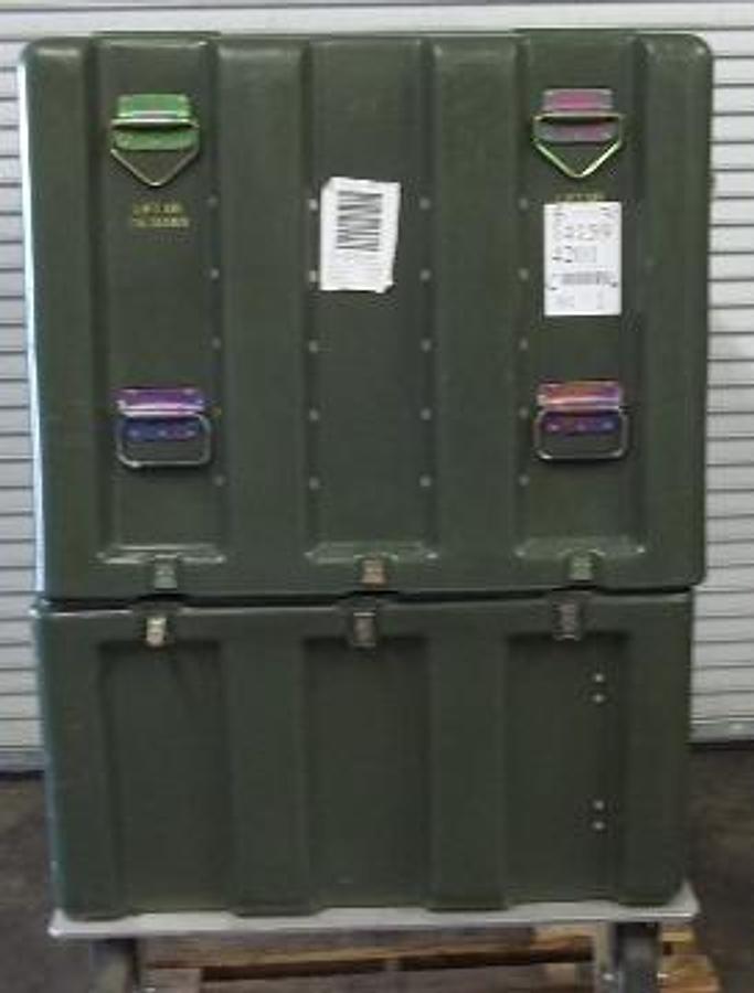 Used QTY. 4. TRANSIT CASE FOR THE SPECTROIL M OIL ANALYSIS SPECTROMETER