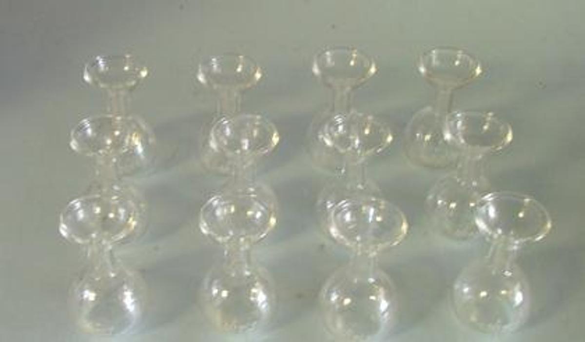 Used QTY. 12. PYREX NO. 5860 "A" 60 ML SAYBOLT VISCOSITY FLASK