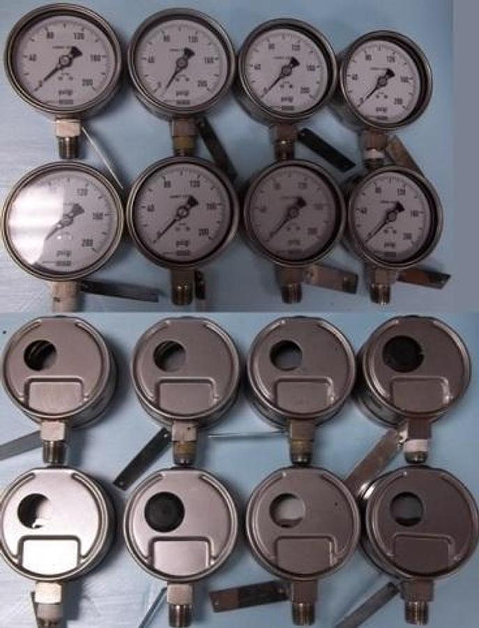 Used WIKA 0-200 PSIG STAINLESS STEEL GAUGE