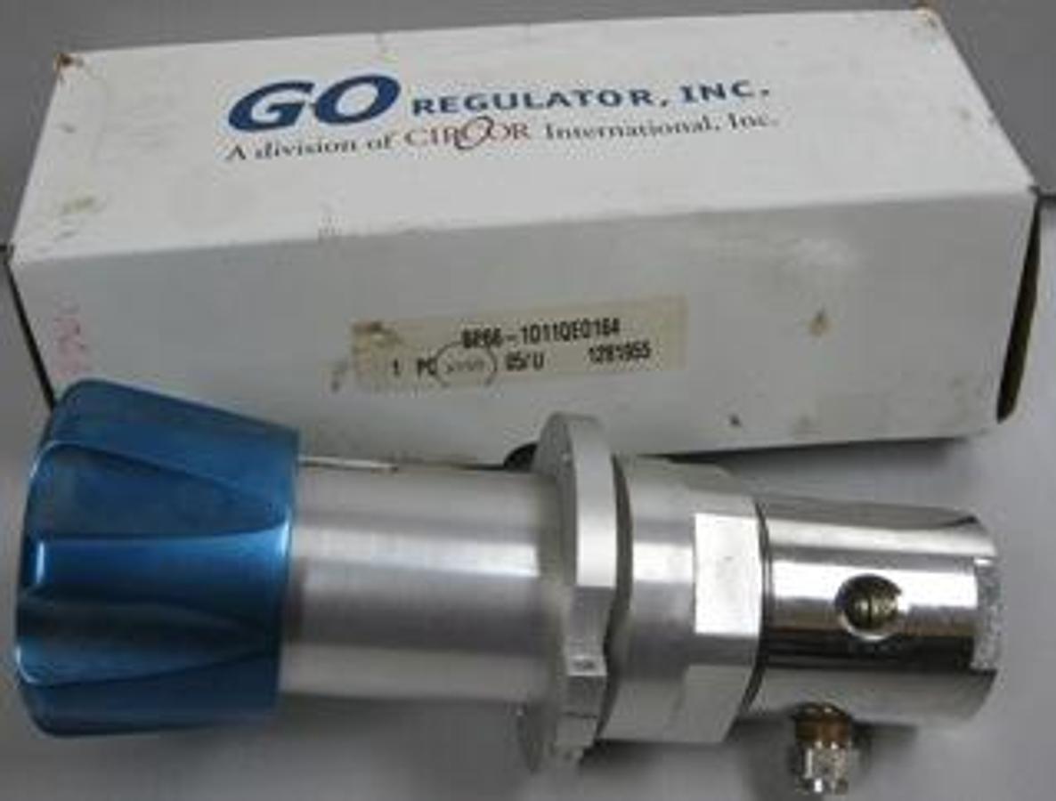 Used QTY. 1. GO REGULATOR INC. REGULATOR VALVE WITH ½" INLET/INLET AND ½" OUTLET