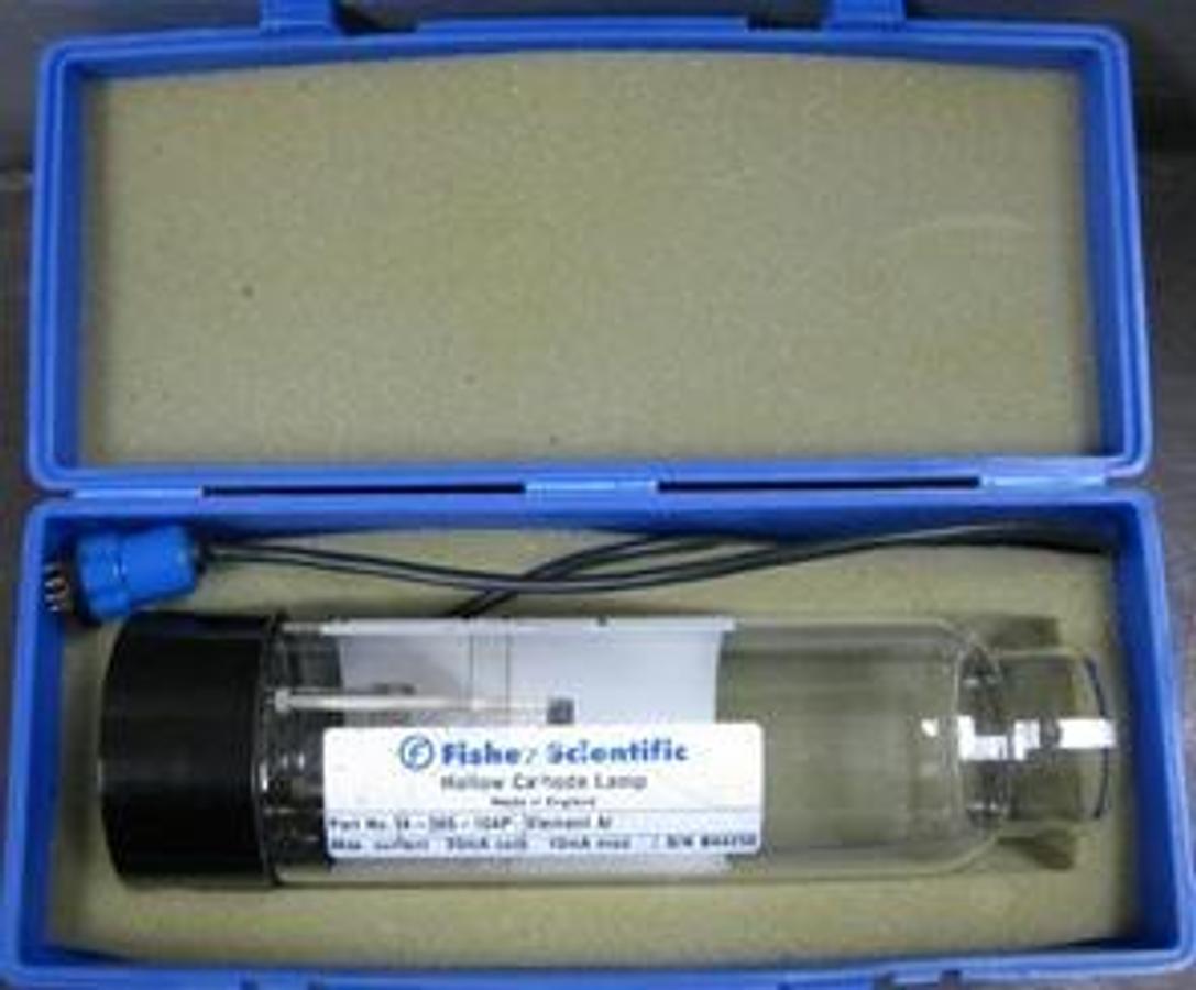 Used FISHER SCIENTIFIC HOLLOW CATHODE LAMP