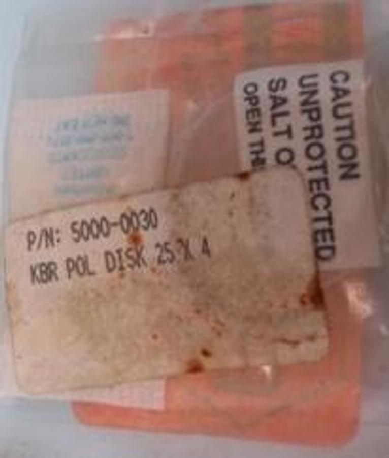 Used QTY. 1. KBR POL DISC 25 X 4