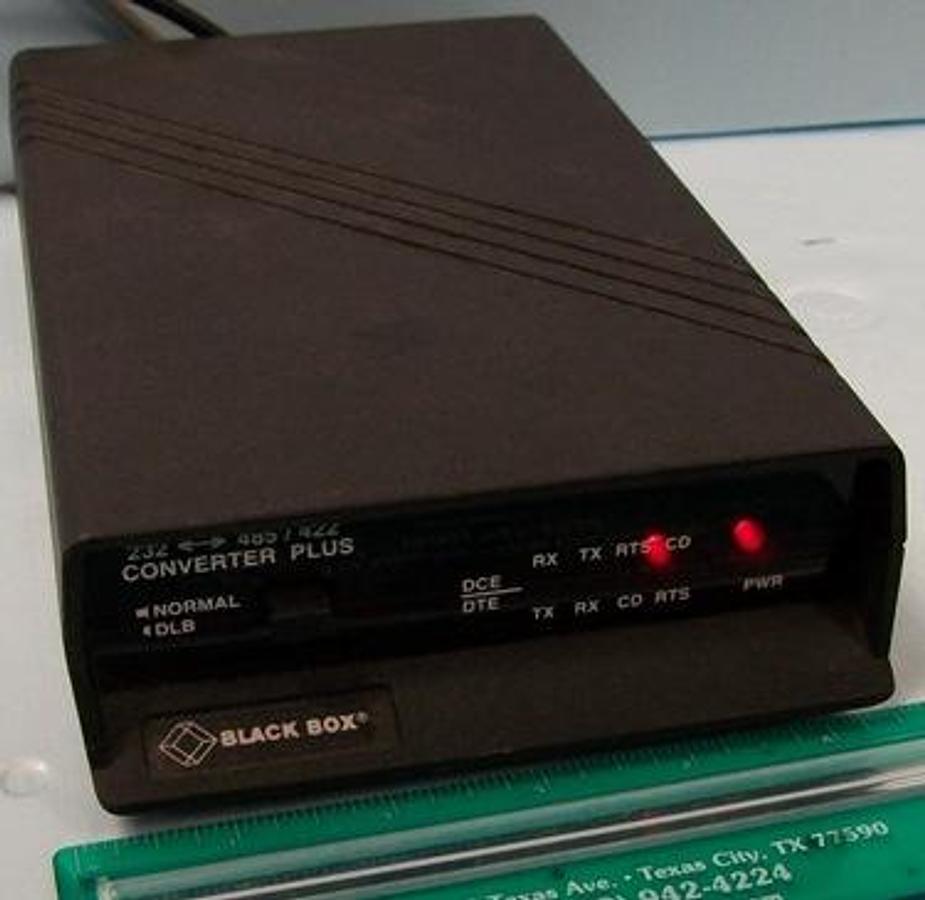 Used QTY. 1. BLOCK BOX 232 <-> 485/422 CONVERTER PLUS DCE-DTE