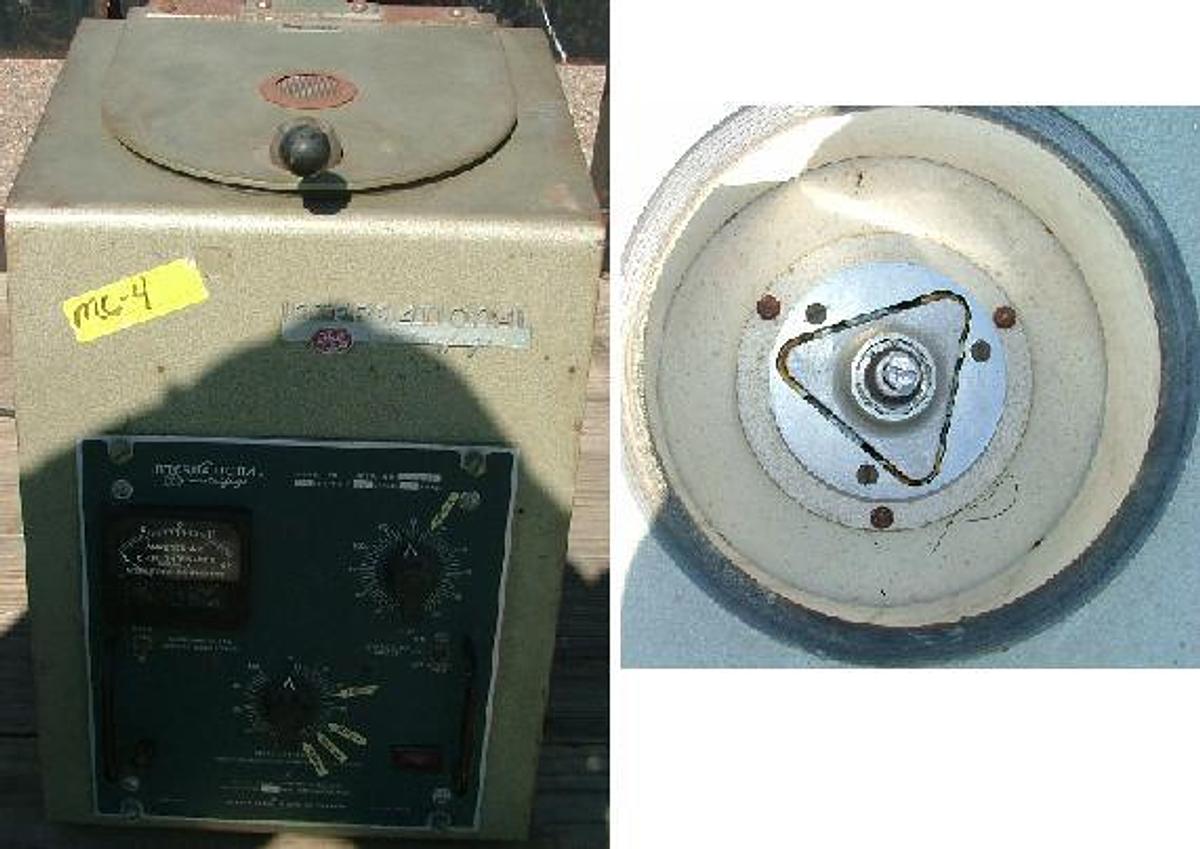 Used QTY. 1. INTERNATIONAL CENTRIFUGE MODEL: HT