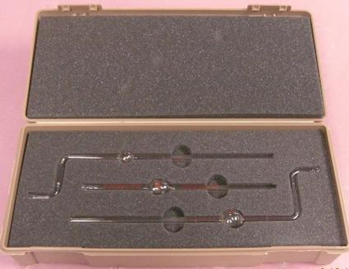 Used LABGLASS TRAUBE STALAMOMETER COMPLETE SET WITHIN CUSHIONED CARRY CASE