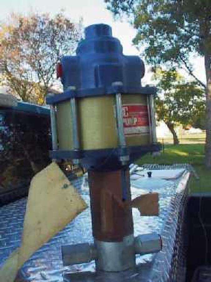 Used QTY. 2. S C HYDRAULIC ENGINEERING CORP. AIR OPERATED LIQUIID PUMP 5000 PSI