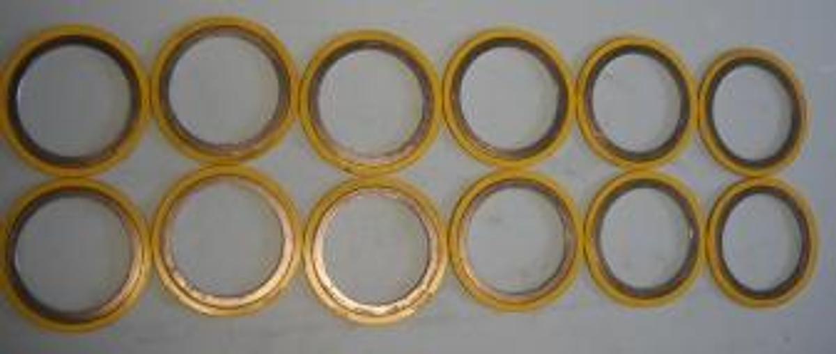 Used QTY. 12. FLEXITALLIC FLEXICARB 3" 150 ASME B16.20 MEXICO.