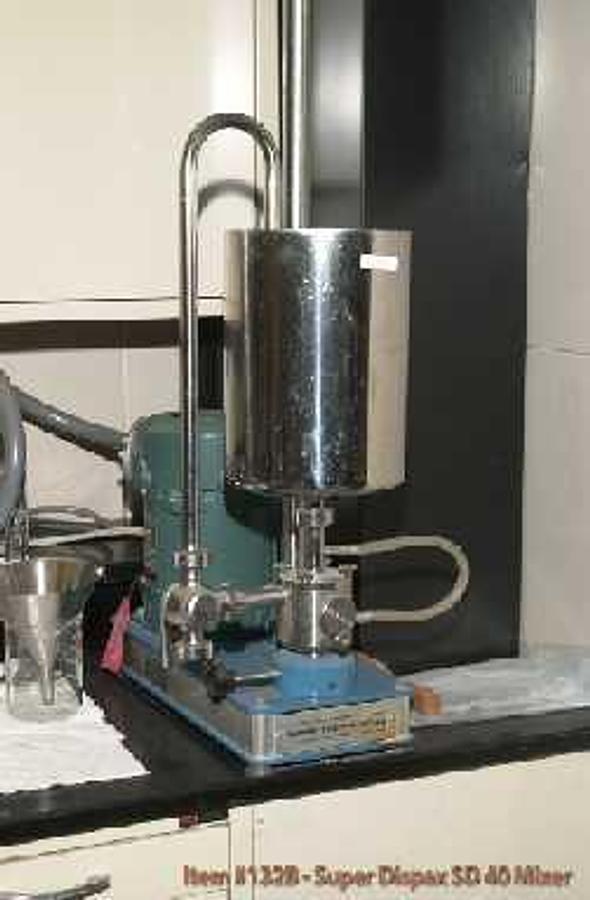 Used TEKMAR(NOW I. K. A. )SUPER DISPAX SD 40 HIGH INTENSITY INLINE MIXER