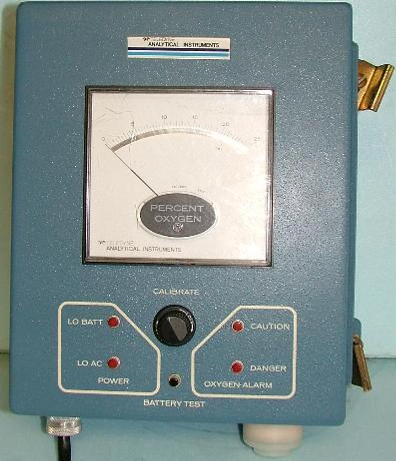 Used QTY. 4. TELEDYNE ANALYTICAL INSTRUMENTS 0-25 PERCENT OXYGEN ANALYZER
