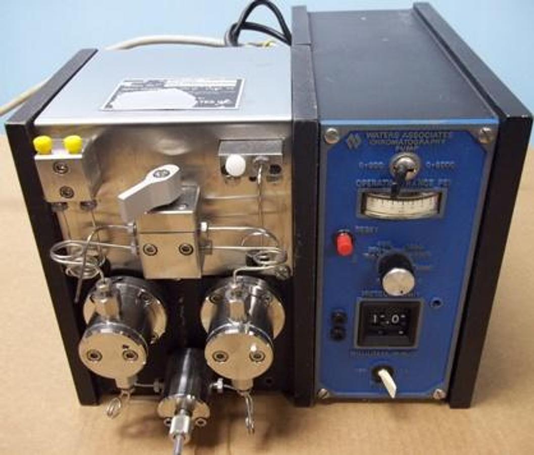 Used QTY. 1. WATERS ASSOCIATES CHROMATOGRAPHY PUMP MODEL: M-6000A