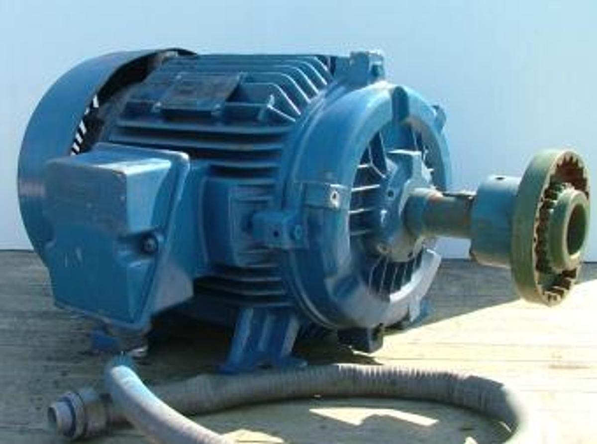 Used SIEMENS STANDARD TEFC INDUCTION MOTOR