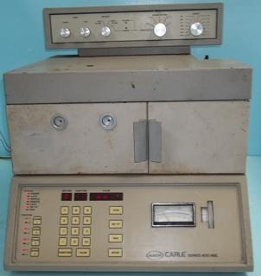 Used QTY. 1. HACH CARLE SERIES 400 AGC FREQUENCY: 50/60HZ VOLTS: 115 AMPS: 15 CATALOG NO.: 04150