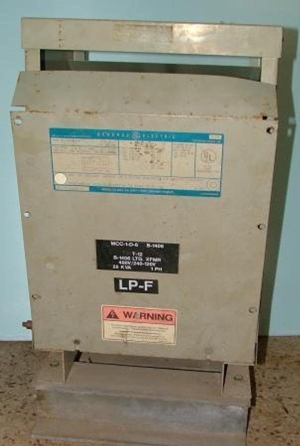 Used GENERAL ELECTRIC SPECIALTY TRANSFORMER OPERATION MODEL 9T23B2671 TYPE QL WT