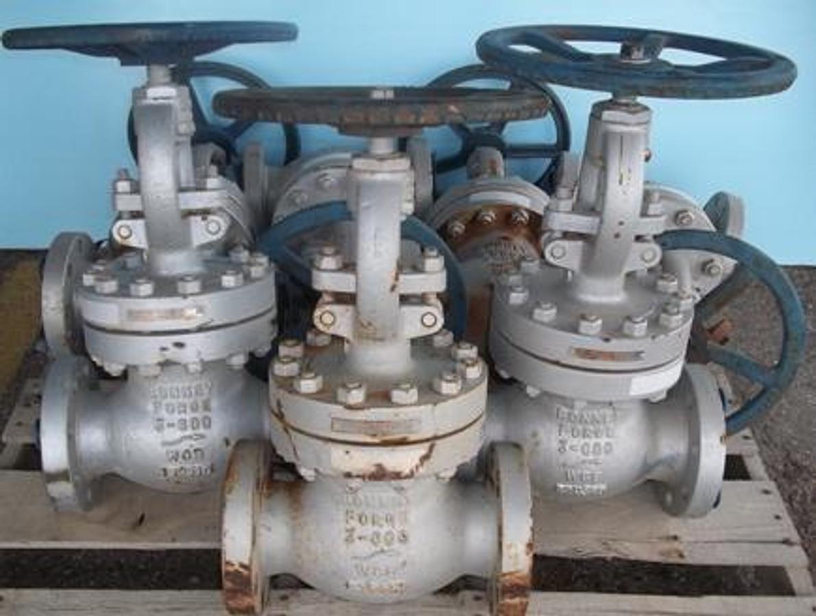 Used BONNEY FORGE 3" 600 LB FLANGED GLOBE VALVE API 624-LOW EMISSION ECO SEAL