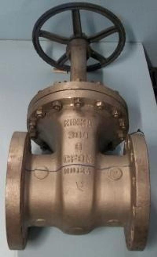Used KINKA 8" 300 FLANGED RAISED FACE CF8M GATE VALVE CF8M ND124 S/O:31410
