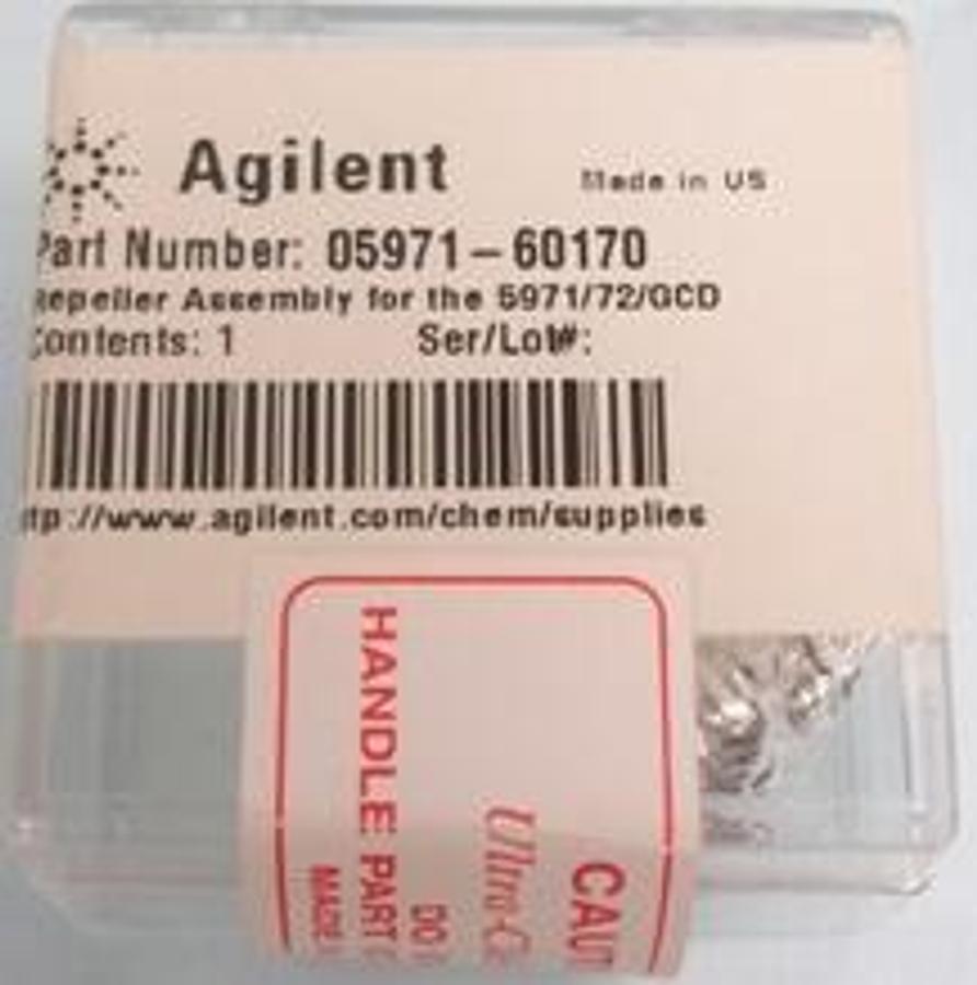 Used QTY. 1. AGILENT REPELLER ASSEMBLY FOR THE 5971/72/GCD