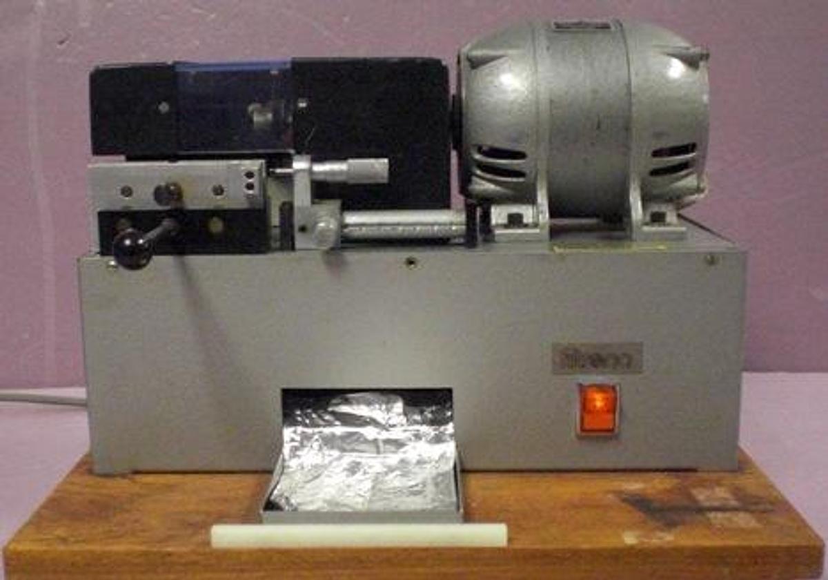 Used QTY. 1. FILTRONA CIGARETTE COMPONENTS LIMITED. FILTER CUTTING MACHINE. MODEL: FTCM