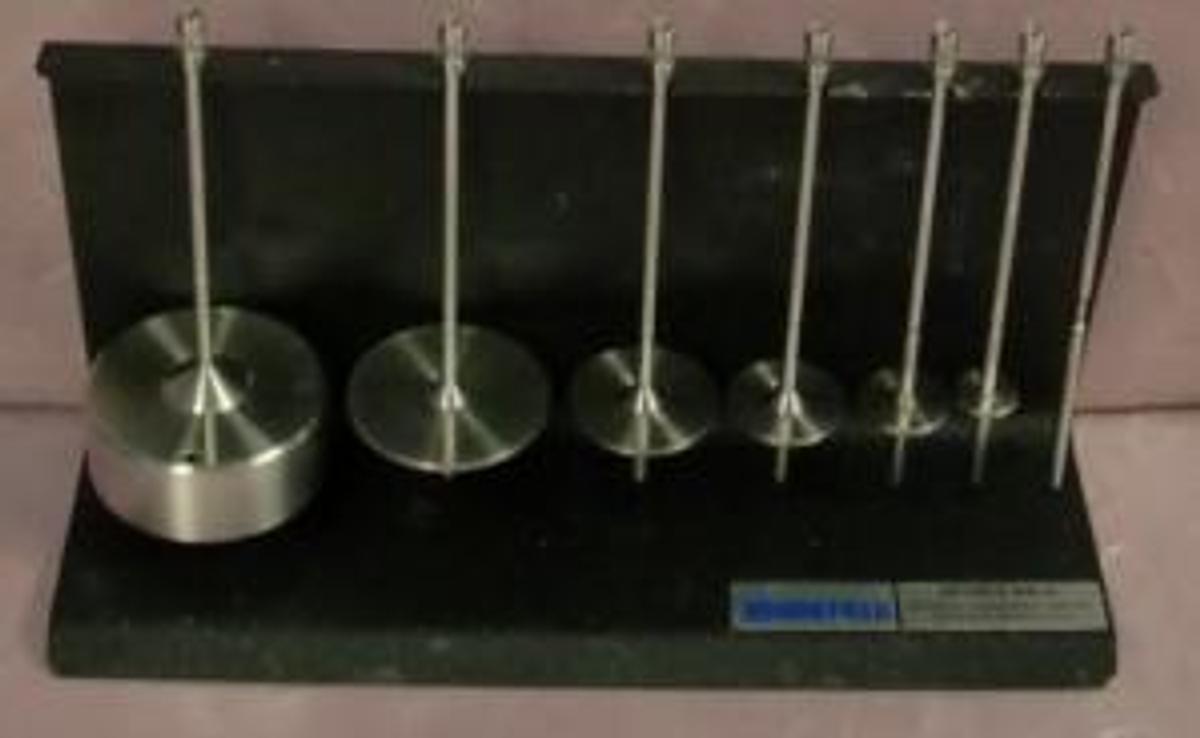Used QTY. 1. BROOKFIELD ENGINEERING LABS VISCOMETER SPINDLE RACK INCLUDES 7 SPINDLES: 1