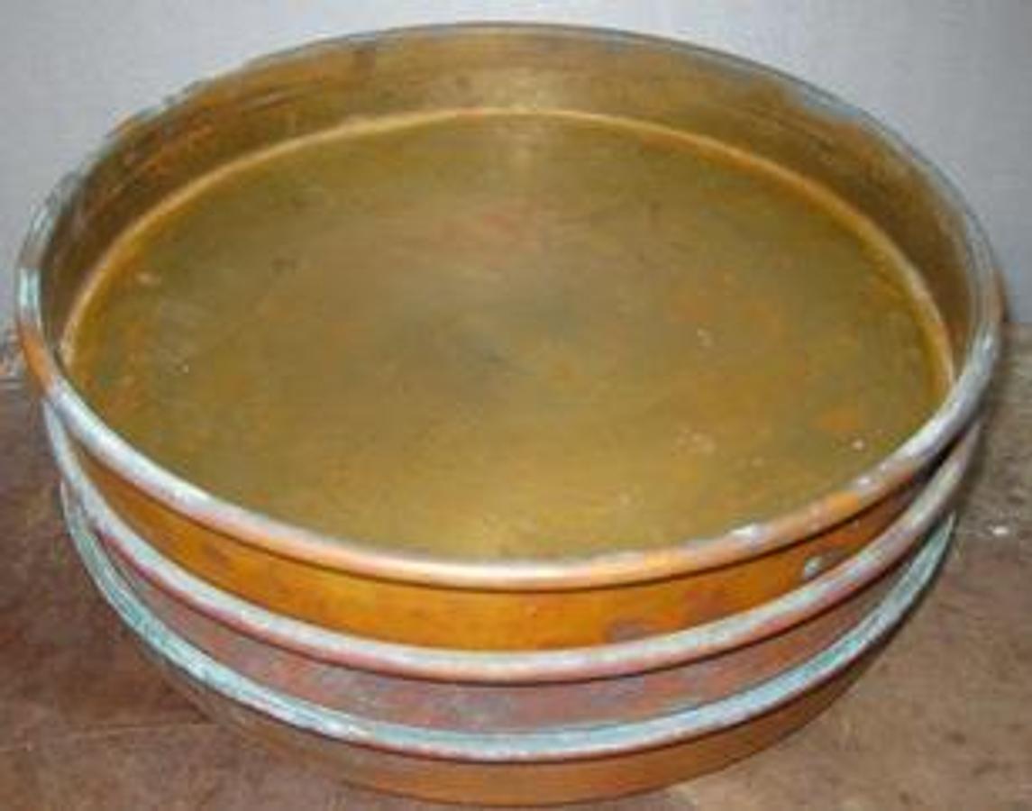 Used BRASS SIEVE BOTTOM