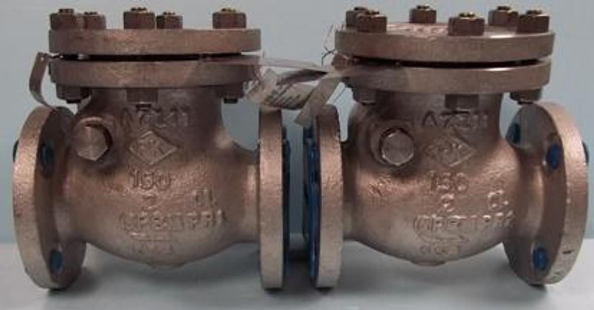 Used QTY. 2. PK VALVE CO. LTD. 2" CLASS 150