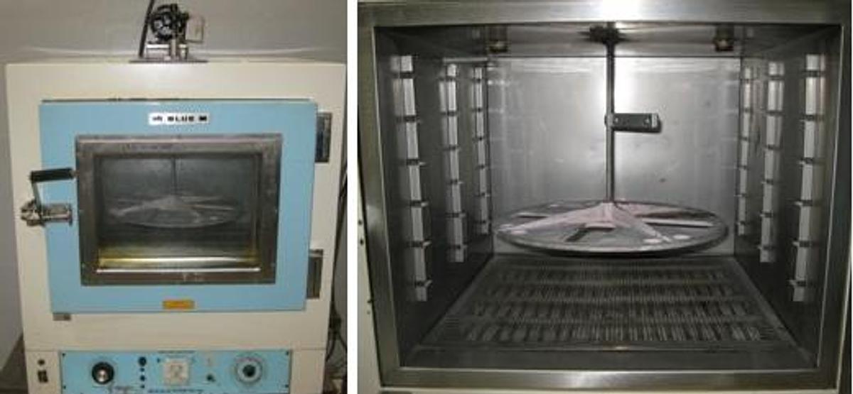 Used QTY. 1. BLUE M STABIL-THERM ASPHALT THIN FILM DRYING GRAVITY CONVECTION OVEN ASTM D1754 WITH POWEROMATIC 70