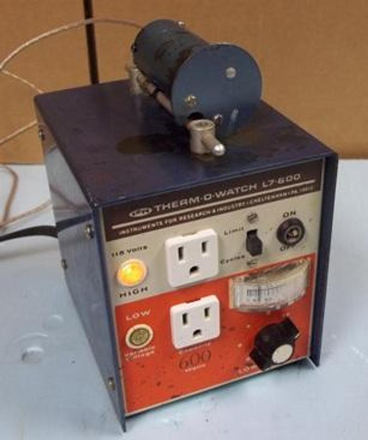 Used QTY. 1. I2R THERM-O-WATCH VARIABLE VOLTAGE CONTROLLER MOD: L7-600