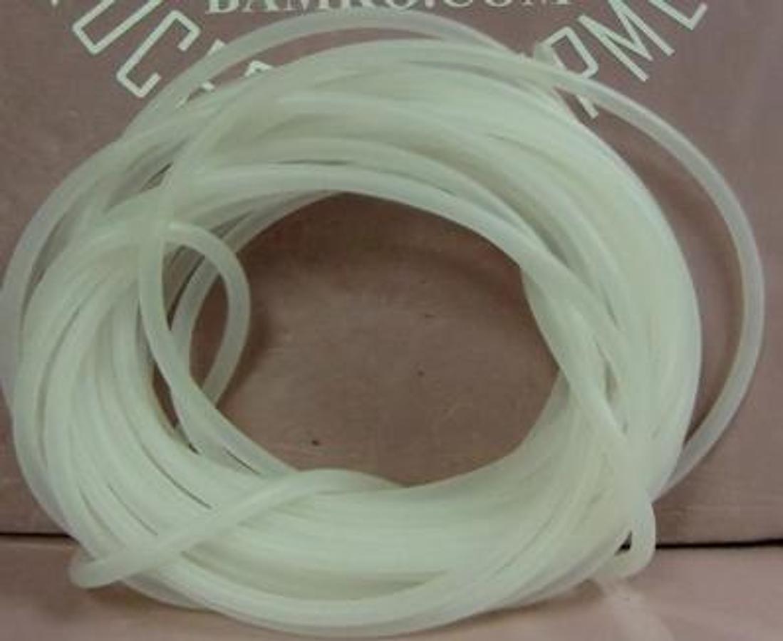 Used QTY. 1. THERMO FISHER SCIENTIFIC NALGENE PHARMA GRADE SILICONE TUBING LOT: 3E0567¼"I.D. X 3/8" O.D. 50FT.