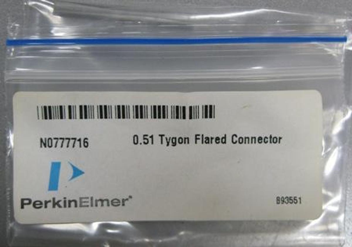 Used PERKIN ELMER 0.51 TYGON FLARED CONNECTOR