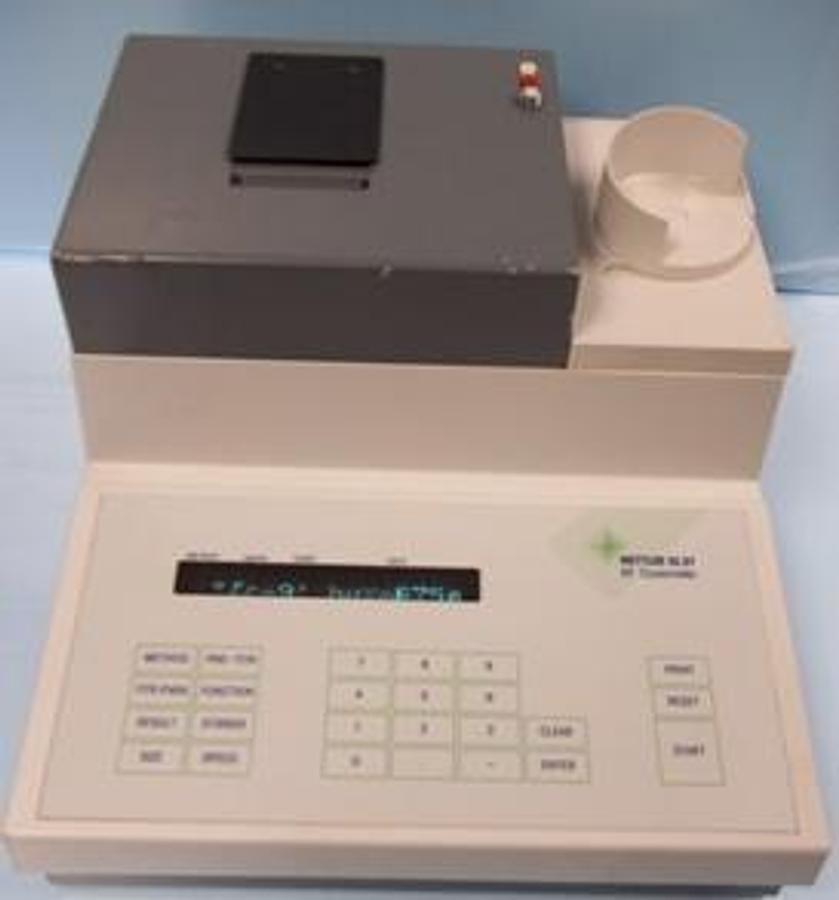 Used METTLER TOLEDO DL37 TITRATOR BASE BASE ONLY for PARTS OR REPAIRS.