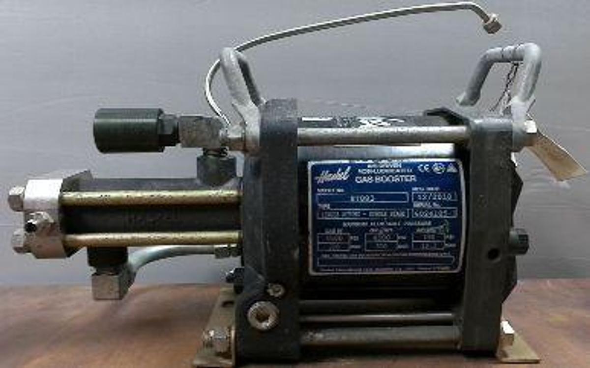 Used HASKEL AIR DRIVEN NON-LUBRICATED GAS BOOSTER MODEL: 87083