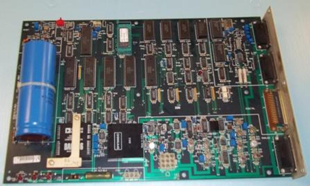 Used QTY. 1. PERKIN ELMER BOARD #N519-9364 TAC 7 ISSUE F9-9361-B W/ JS ANALOG W/ J6 DIGITAL W/ J4 RS232 COMMUNICATION W/ J3RS232 AUX.