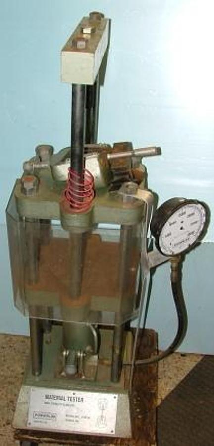 Used QTY. 1. POWERLAB MATERIAL TESTER MAX CAPACITY 30