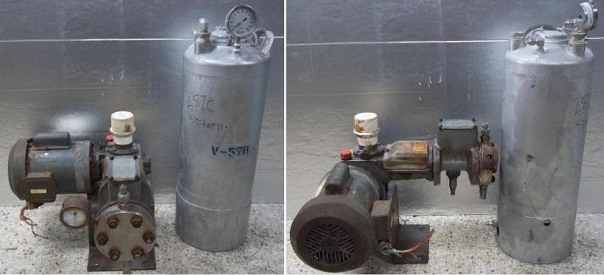 Used QTY. 1. BRAN+LUEBBE METERING PUMP