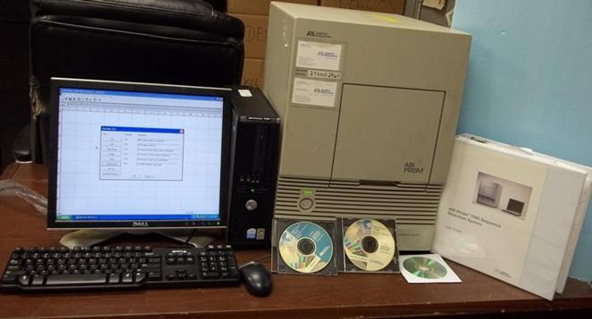 Used APPLIED BIO SYSTEMS ABI PRISM 7000 SEQUENCE DETECTION SYSTEM MODEL: 7000