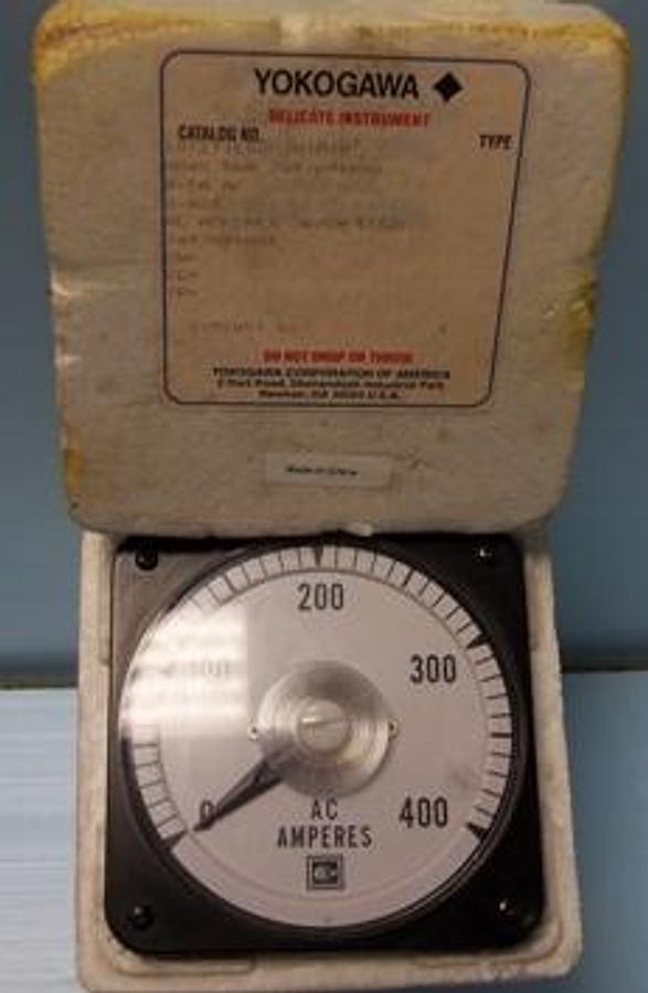 Used YOKOGAWA CORPORATION OF AMERICA A.C. AM PRESS GAUGES CAT. NO. 103131LSSC7NTM/P. AB40 SWB 7497A96