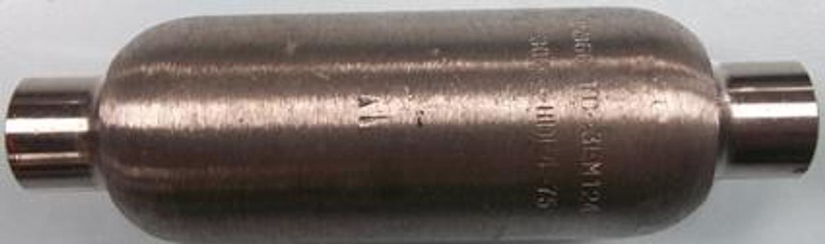 Used QTY. 1. SWAGELOK SAMPLE CYLINDER 50 CC