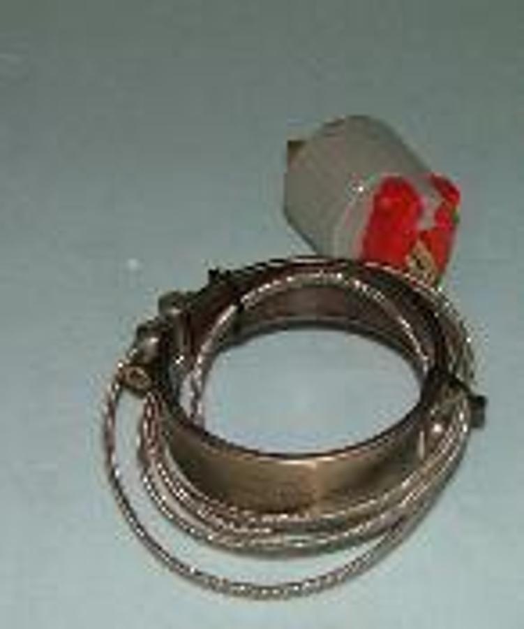 Used WATLOW FLEX CABLE HEATER 3" DIA. HEATING RING 5 FOOT FLEX CABLE