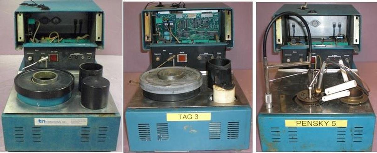 Used QTY. 3. ISL / PAC/ ATPEM 5G4 FLASHPOINT TESTER PARTS UNITS