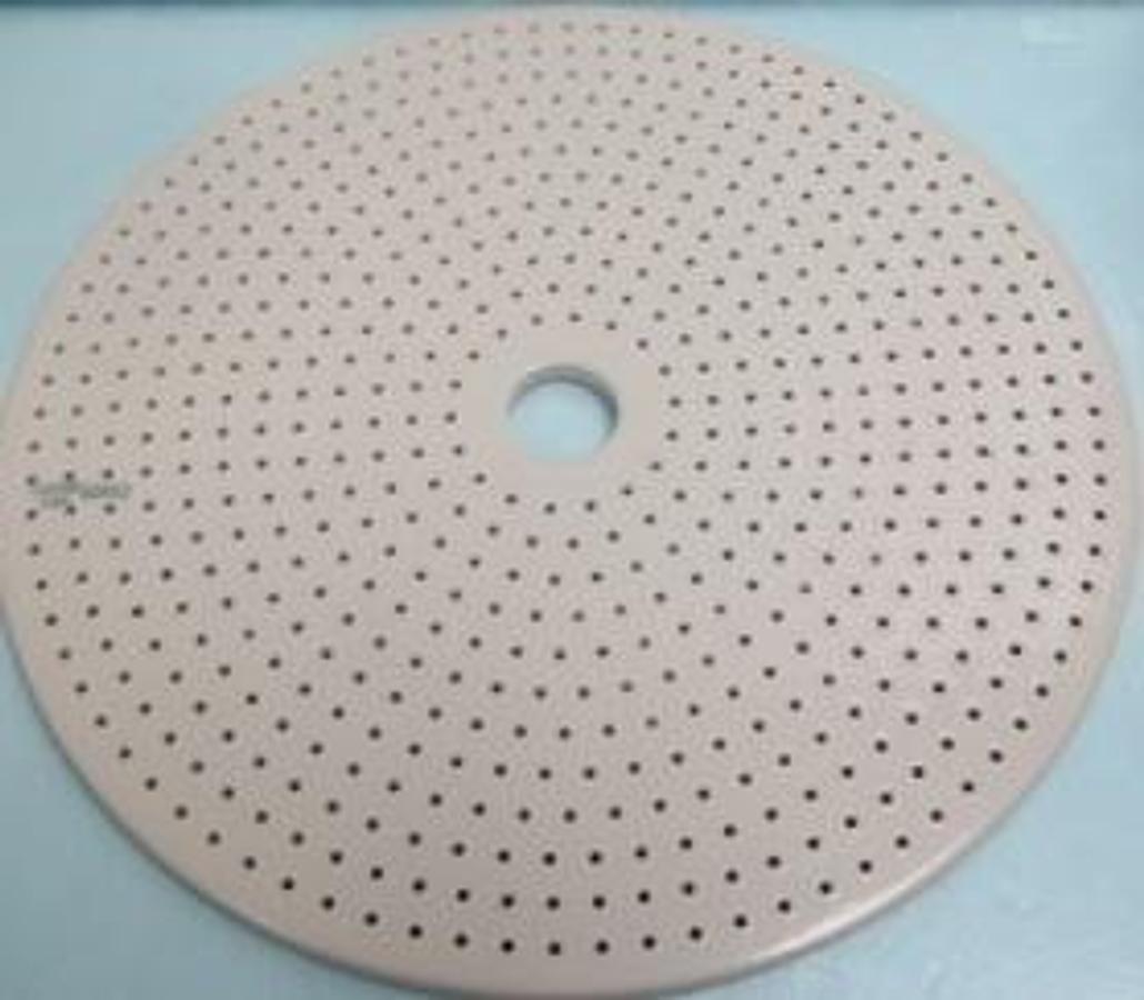 Used COORS USA 60453 ROUND CERAMIC DESICCATOR PLATE