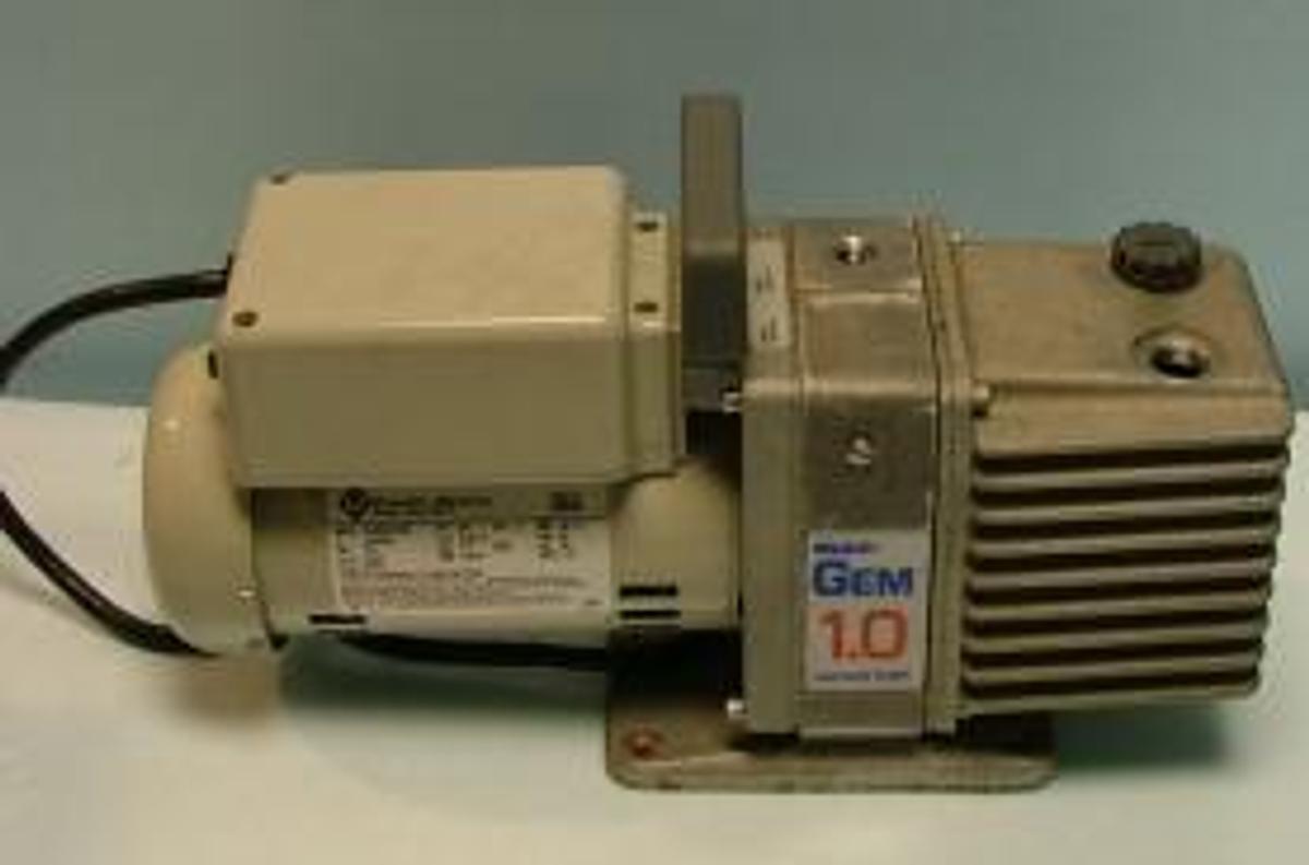 Used QTY. 1. WELCH GEM 1.0 VACUUM PUMP MOD -1603007402 TYPE N THERMALLY PROTECTED MODEL# 8890A