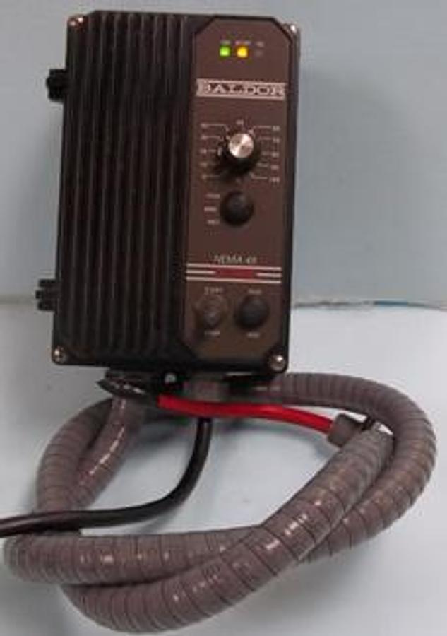 Used QTY. 1. BALDOR ELECTRIC COMPANY NEMA 4X DC DRIVE CATALOG NO. BC154 (CN3000A37) RATED: 10.2 AMPS DC/ 15 AMPS AC INPUT: 115/230 VAC-50/60 HZ ROHS COMPLIANT HI-POT TESTED UL LISTED IND.CONT. EQ