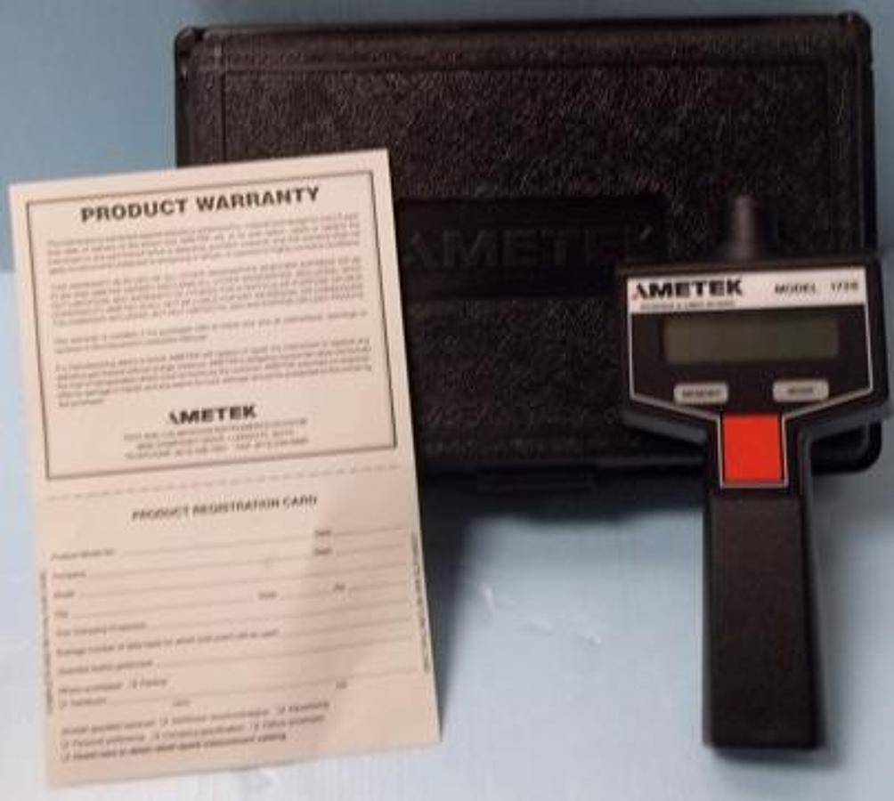 Used AMETEK MANSFIELD AND GREEN DIVISION DIGITAL TACHOMETER MODEL: 1726