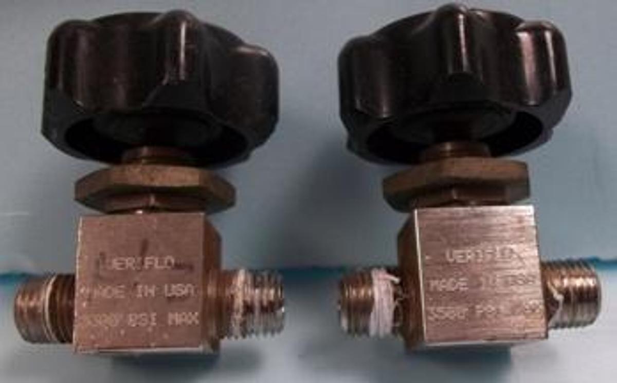 Used PARKER INSTRUMENTATION VESPEL VERIFLO