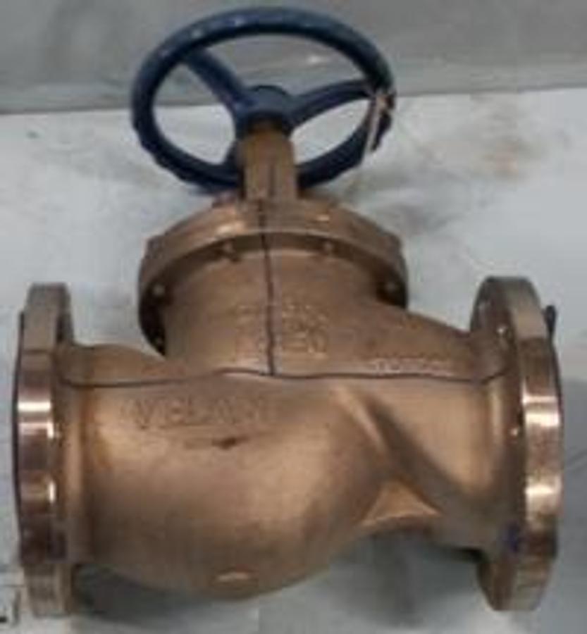 Used VELAN 6" 150 FLANGED RAISED FACE CF8M GLOBE VALVE. K707J02 DAVID#: BF871 STEM: 316 SEAT: INT.