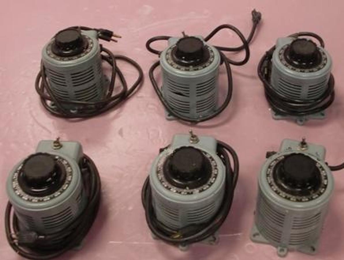 Used QTY. 3. POWERSTAT VARIABLE AUTOTRANSFORMER